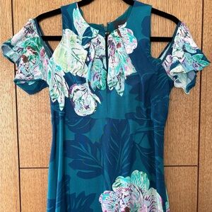 Anthropologie Maeve Floral Midi Dress